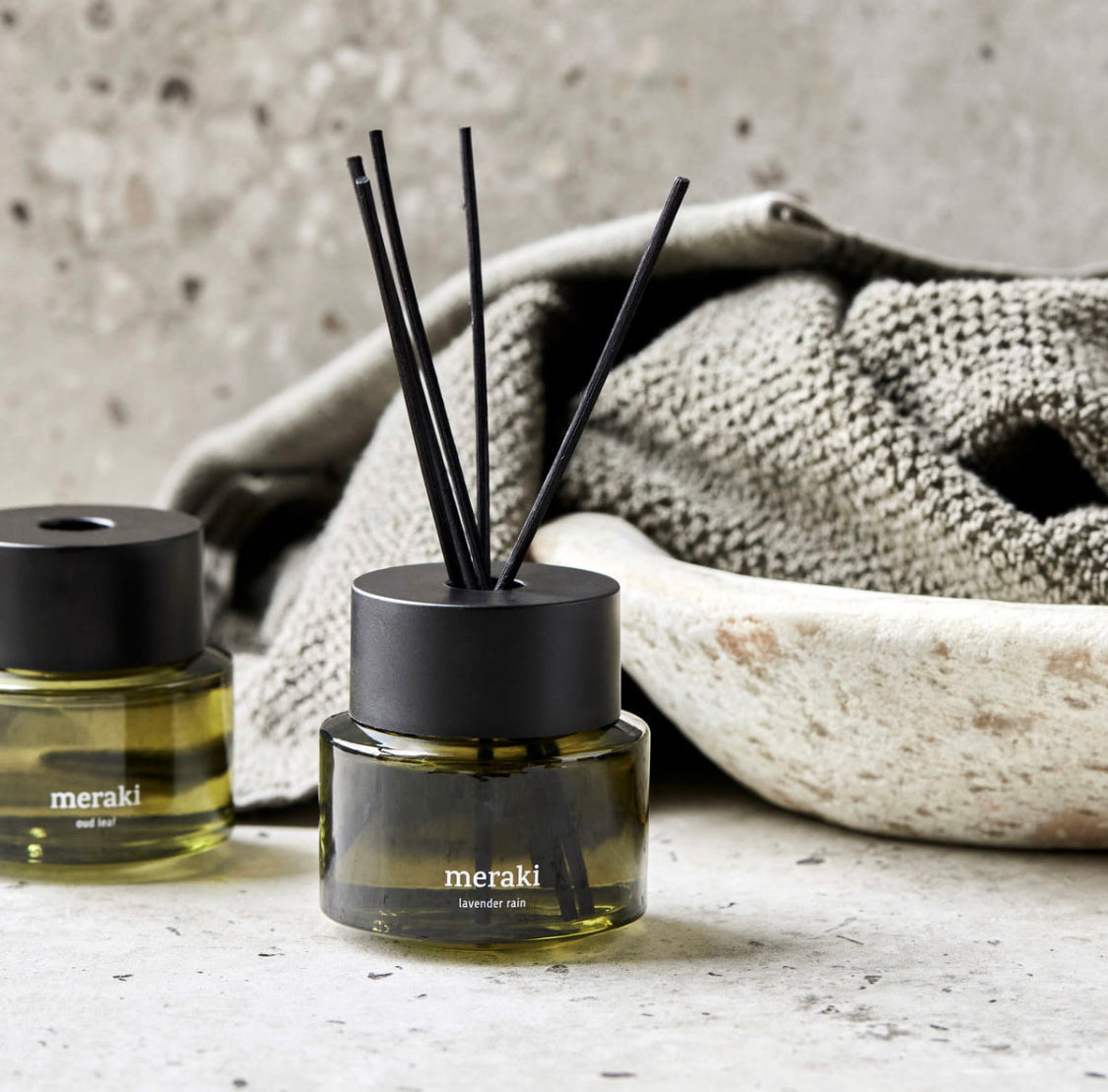 Meraki - Raumduft mit 5 Stäbchen, Oud Leaf 100ml