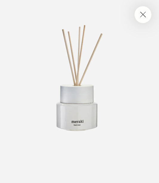 Meraki - Raumduft mit 5 Stäbchen,  Fresh Linen 100ml